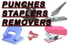 Punches, Staplers, Removers